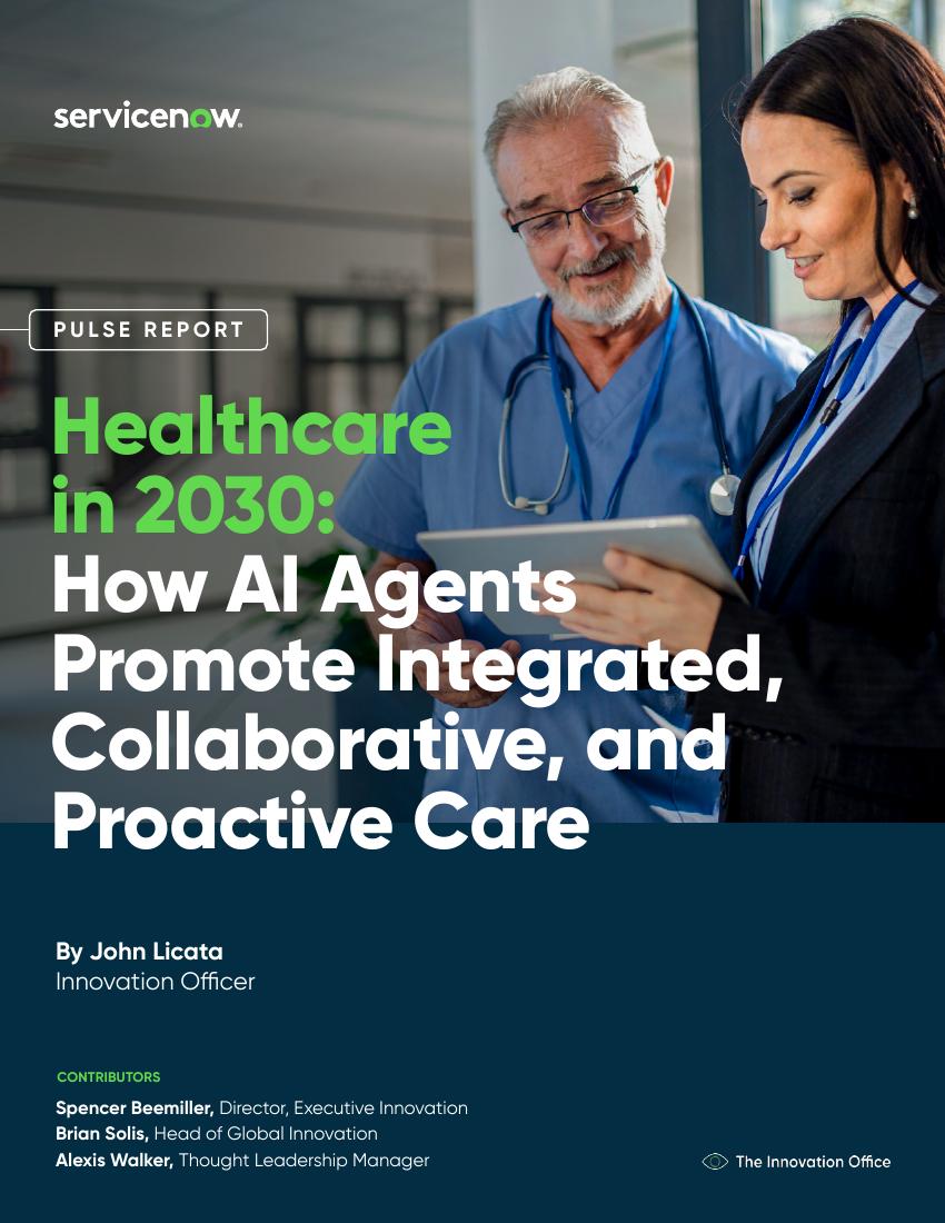 Cover of Healthcare in 2030